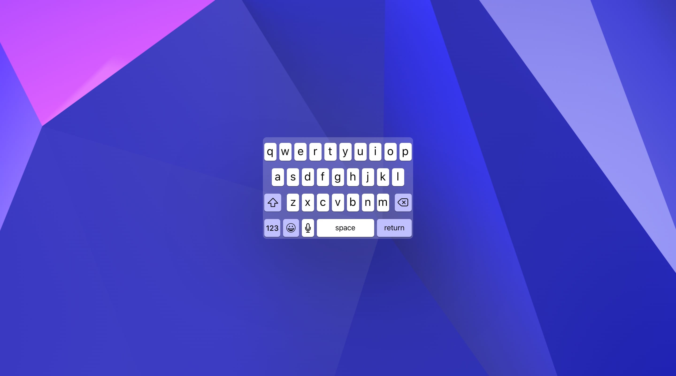 Keyboard Interactions